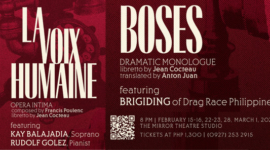 La Voix Humaine and Boses to be Staged in a Back-to-Back Evening of Drama and Music