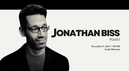 Acclaimed Pianist Jonathan Biss to Perform at Ayala Museum This December