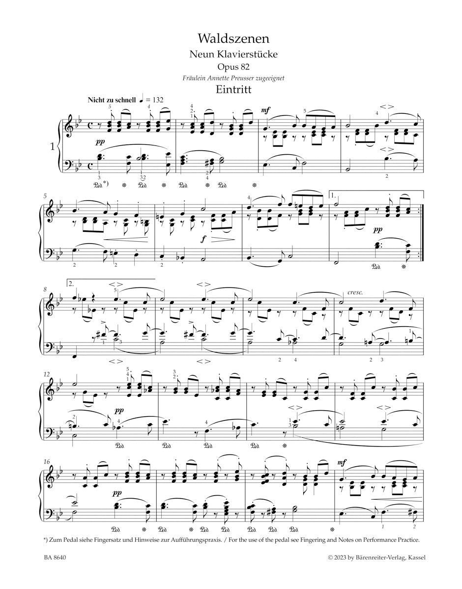 Selected Piano Pieces - Schumann