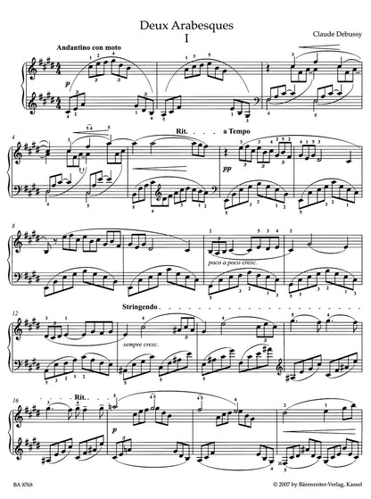 Deux Arabesques - Debussy