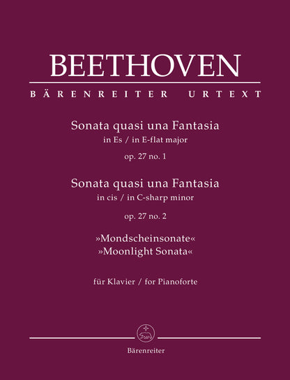 Sonata quasi una Fantasia in C-sharp minor, Op. 27 No. 1 & No. 2 - Beethoven