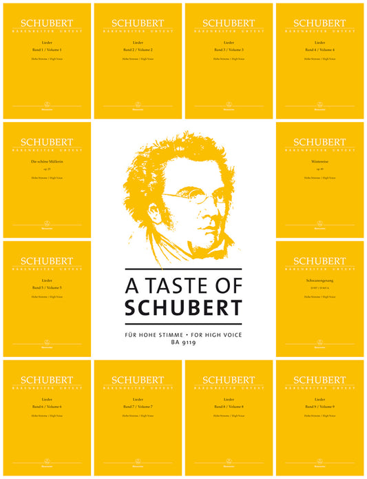 A Taste of Schubert for High Voice - Schubert