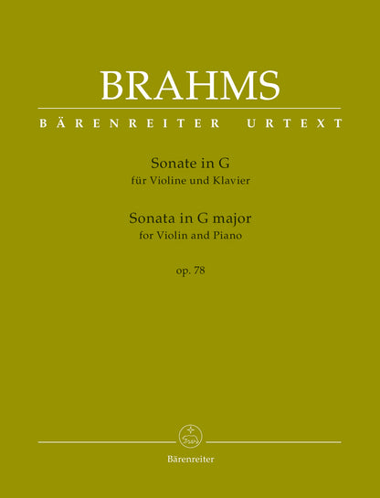 Sonata for Violin and Piano in G major, Op. 78 - Brahms