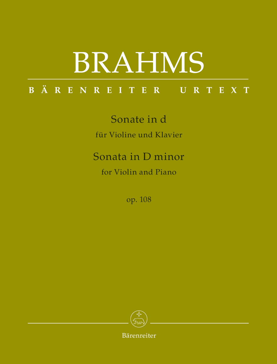 Sonata for Violin and Piano in D minor, Op. 108 - Brahms