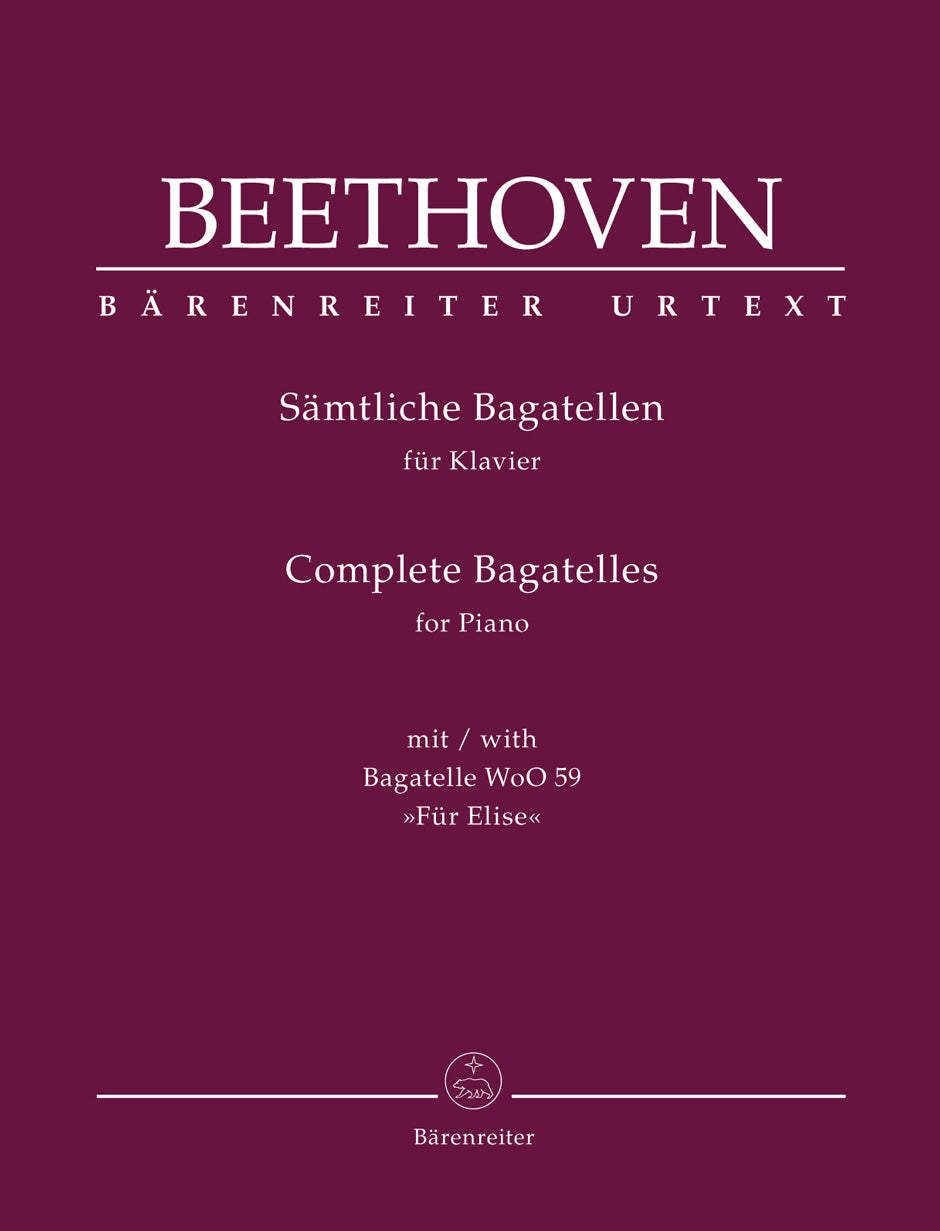 Complete Bagatelles for Piano - Beethoven