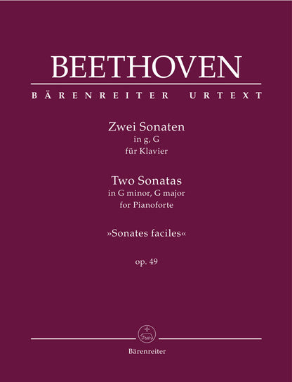 Two Sonatas in G minor, G major op. 49 - Beethoven