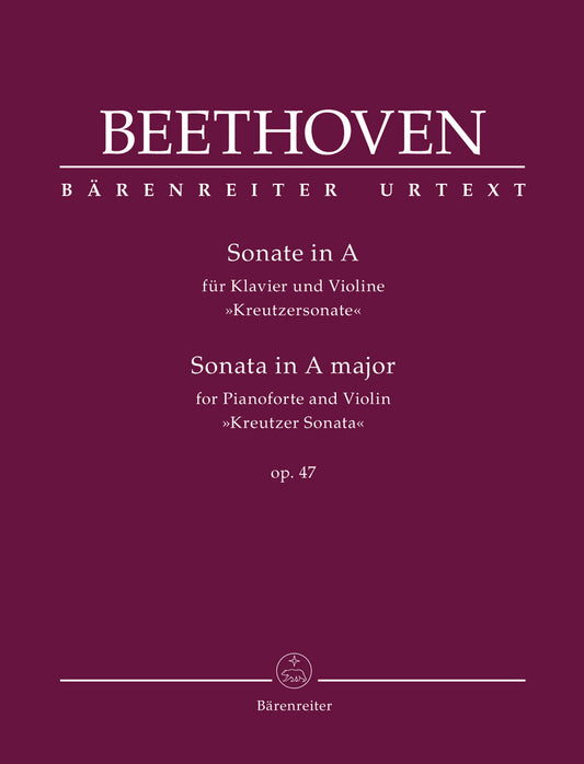 Sonata for Piano and Violin in A major, Op. 47 "Kreutzer Sonata" - Beethoven