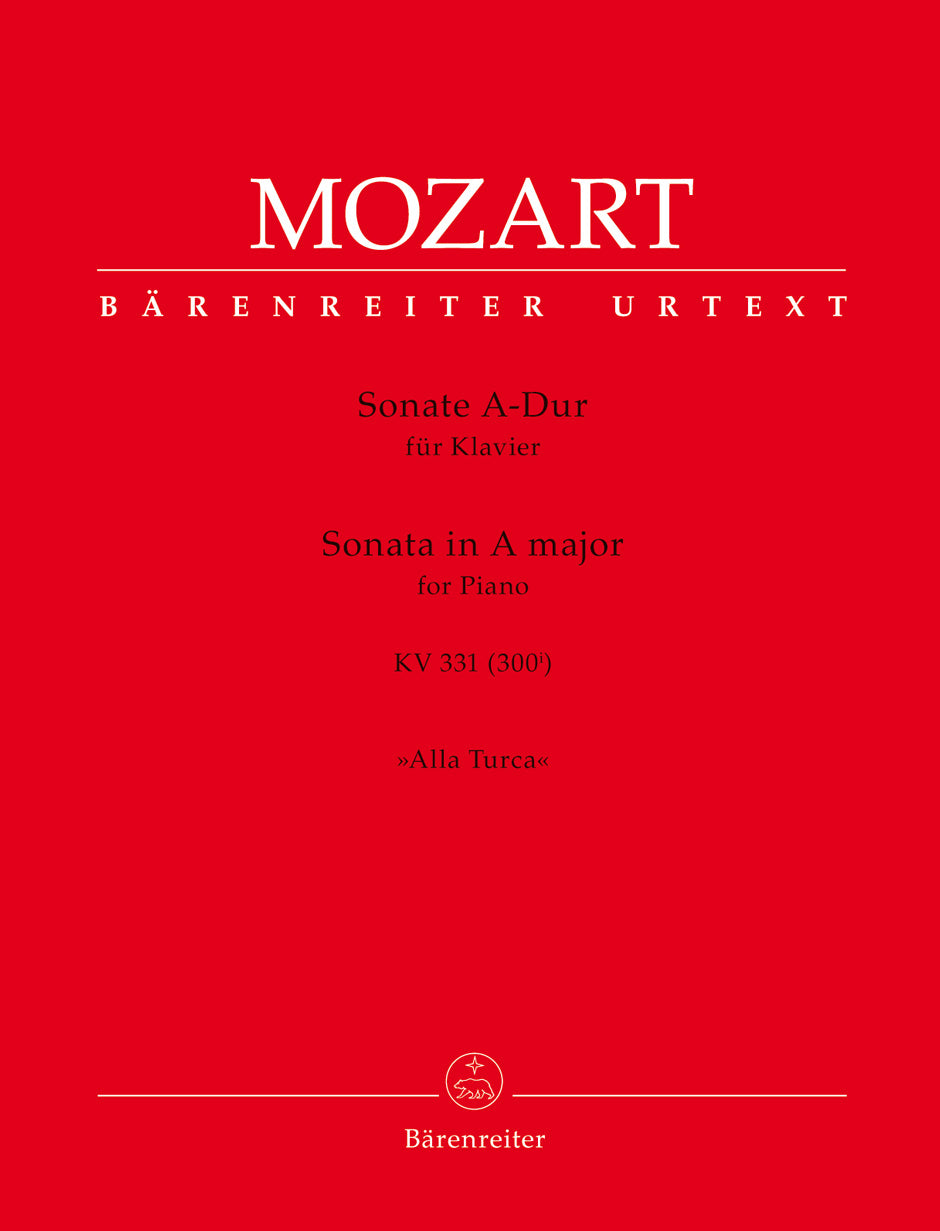 Sonata in A major, K. 331 (300i) - Mozart