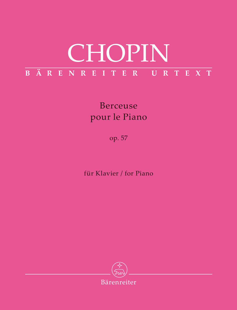 Berceuse for Piano, Op. 57 - Chopin